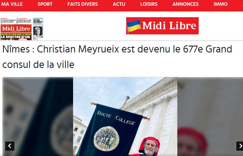 Article Midi Libre - 8 oct 2022